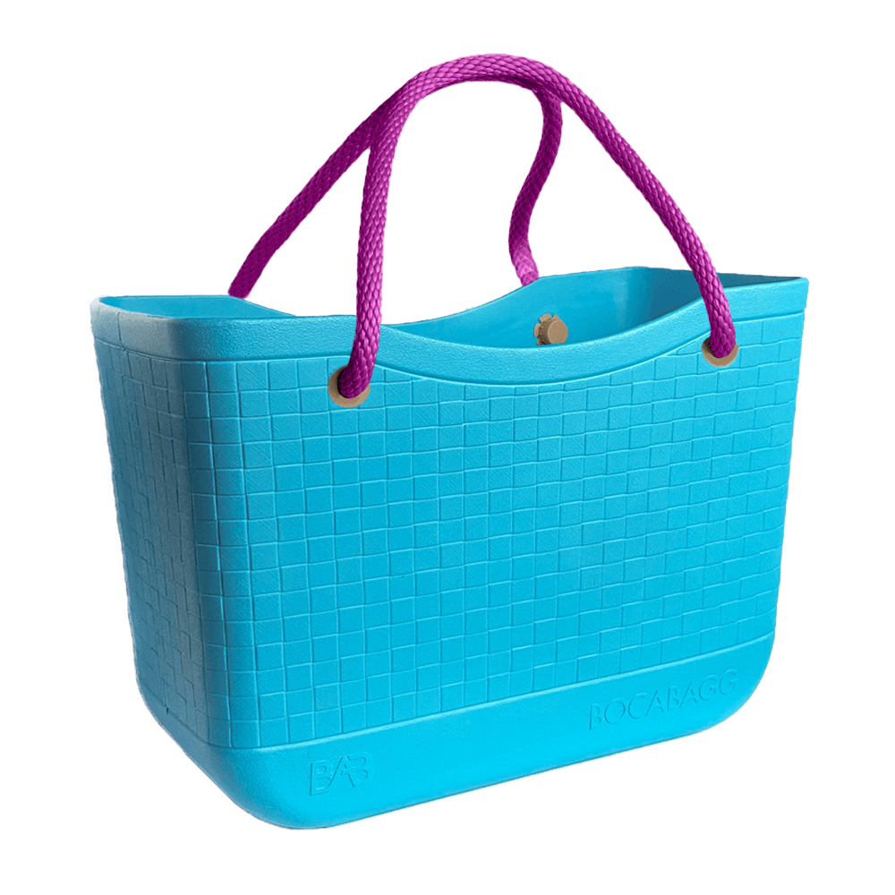 BocaBagg in Aqua with Choice of Handle