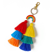 Load image into Gallery viewer, Rainbow Ribbon Tassel