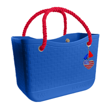 Load image into Gallery viewer, Caribbean Bag, Red Handle, Liner and America&#39;s Heart Tassel Bundle