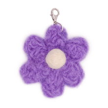 Load image into Gallery viewer, Knitted Flower ZipBits (7 colors)