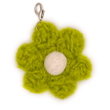 Load image into Gallery viewer, Knitted Flower ZipBits (7 colors)