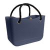 BocaBagg in Navy with Choice of Handle