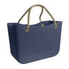 BocaBagg in Navy with Choice of Handle