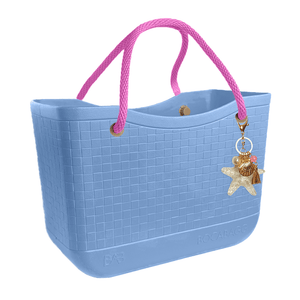 Sky Bag, Shocking Pink Handle, Liner and Sea Star Tassel Bundle